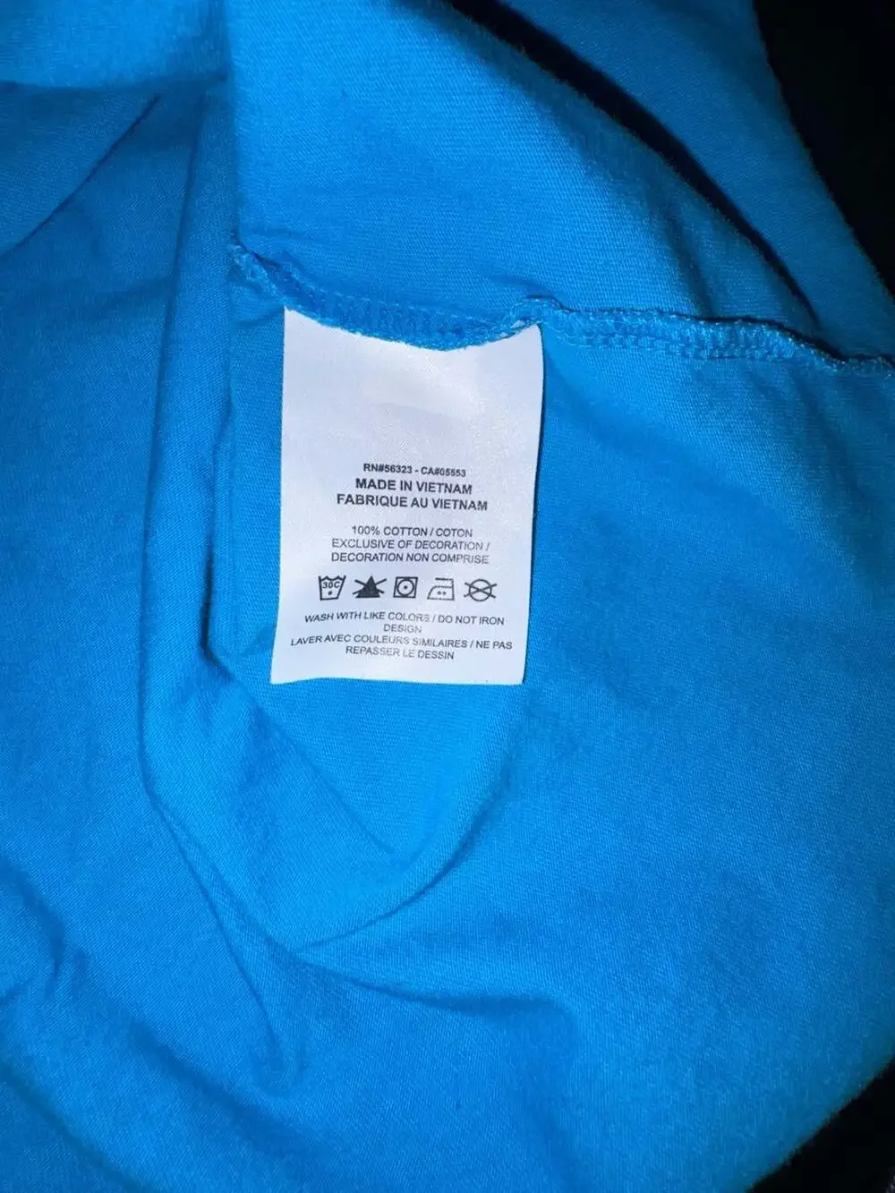 Nike Tee Size L Blue White Logo T-Shirt Big Kids Large